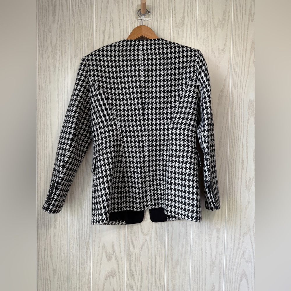 Express Houndstooth Blazer Single Button Size 10 … - image 4